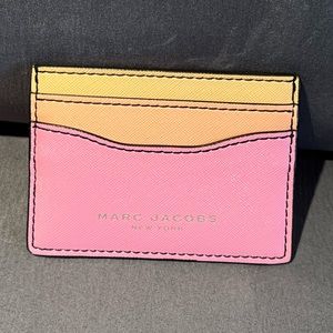 New Marc Jacobs Pebbled Leather Card Holder